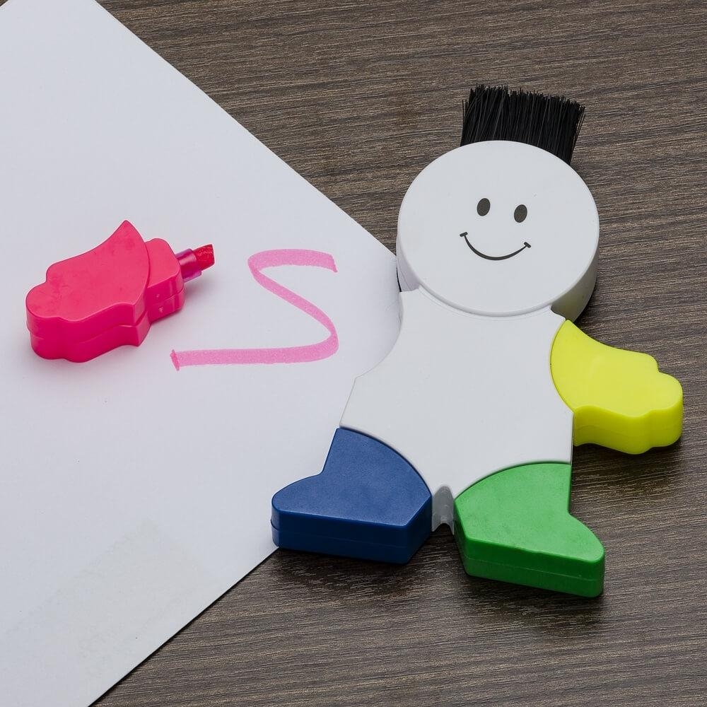 Boneco Marca Texto Personalizado